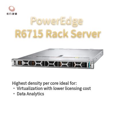 Server Rack Dell PowerEdge R6715, server di storage personalizzato, server a 2 vie