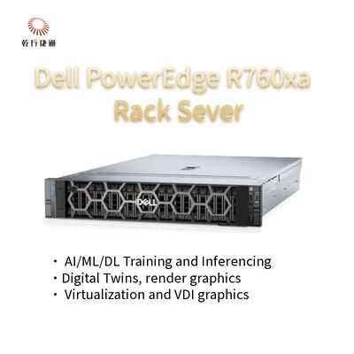 Server ad alte prestazioni per carichi di lavoro pesanti PowerEdge R760xa Rack Server System in stock