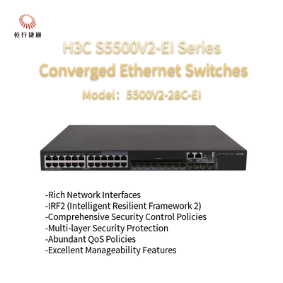 H3C S5500V2-EI Serie S5500V2-28C-EI Switch Ethernet convergenti ad alte prestazioni