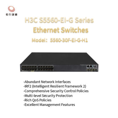 H3C S5560-EI-G Serie 5560-30F-EI-G-H1 Switch Ethernet ad alte prestazioni
