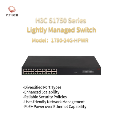 H3C S1750 Serie S1750-24G-HPWR Lightly Managed Switch