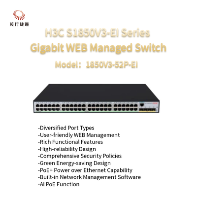 Switch gestito WEB Gigabit H3C S1850V3-EI serie 1850V3-52P-EI