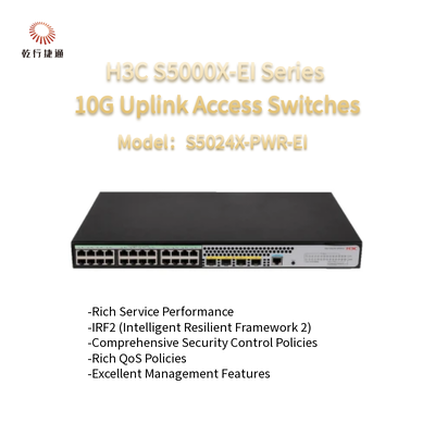 H3C S5000X-EI Serie S5024X-PWR-EI 10G Uplink Access Switches