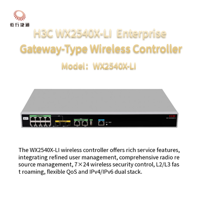 Controller wireless di nuova generazione di tipo Enterprise Gateway H3C WX2540X-LI
