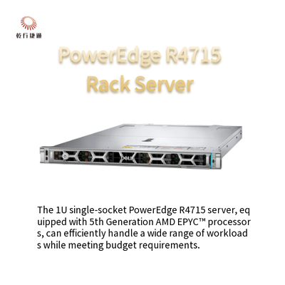 PowerEdge R4715 1U Single-Socket Server alimentato da processori AMD EPYC di 5a generazione