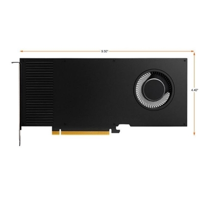 Scanalatura pungente 448GB/S singola GPU della carta grafica 256 di NVIDIA RTX A4000 16GB GDDR6