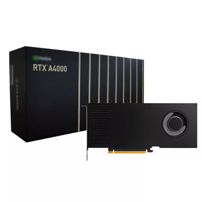 Scanalatura pungente 448GB/S singola GPU della carta grafica 256 di NVIDIA RTX A4000 16GB GDDR6