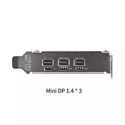 Carta grafica tre Mini Display Port di NVIDIA T400 4GB 2GB GDDR6 Geforce