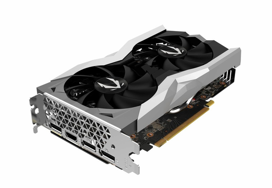 fan gemellato di GeForce RTX 2060 di GIOCO della carta grafica ZOTAC di 14Gbps 6GB Geforce