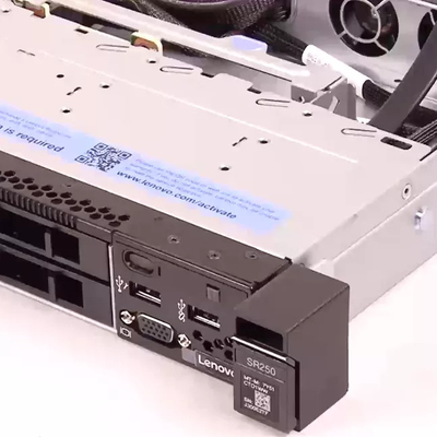 Unità di elaborazione di Intel Xeon E-2378G del server di stoccaggio di scaffale di ThinkSystem SR250 V2 4SFF