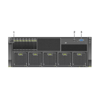 5288 dischi rigidi a 36*3.5 pollici del server 32 DDR4 DIMMs dello scaffale di V6 4U Fusionserver