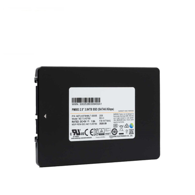TB 6Gb/S 2,5" di MZ7LH3T8HMLT Samsung PM883 3,84 azionamento semi conduttore del bit di AES 256