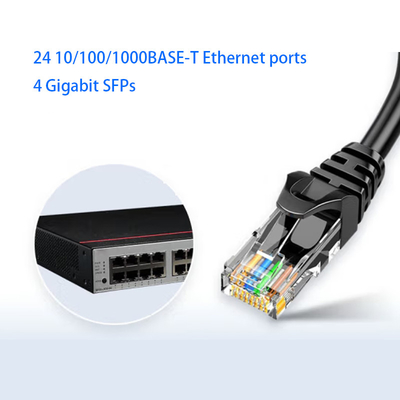 S5735S-L24T4S-QA2 Huawei Switch 24 porte Gigabit Ethernet + 4 porte in fibra ottica Gigabit