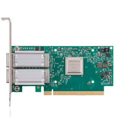 Connessione della scheda di adattamento Ethernet X-4 Lx EN MCX4121A-ACAT GPU 2×25GbE SFP28 PCIe 3.0×8