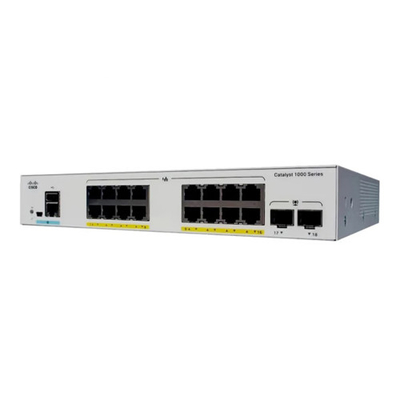 Cisco C1000-16P-2G-L Gigabit Layer 2 Network Managed Enterprise Switch 16 porte RJ45 PoE+ 2SFP Uplink ottico 120W