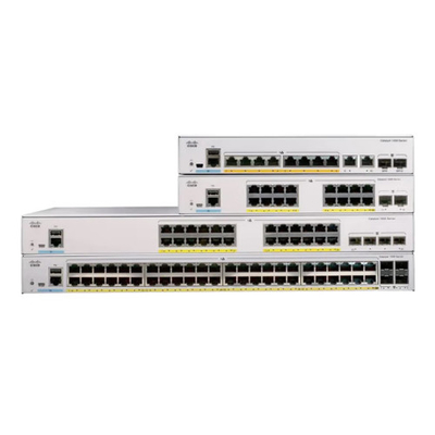 Cisco C1000-16P-2G-L Gigabit Layer 2 Network Managed Enterprise Switch 16 porte RJ45 PoE+ 2SFP Uplink ottico 120W