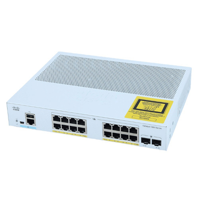 Cisco C1000-16P-2G-L Gigabit Layer 2 Network Managed Enterprise Switch 16 porte RJ45 PoE+ 2SFP Uplink ottico 120W