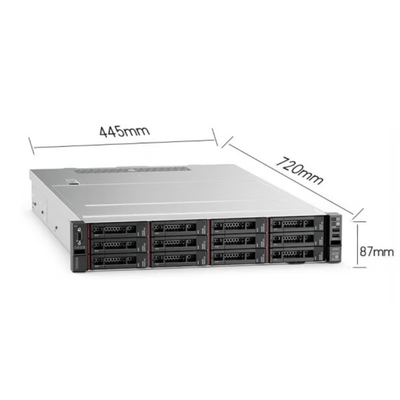 Lenovo HR650X 2U Rack Server Oro 5218*2/128G/480G+4*1.2T/R730-8i