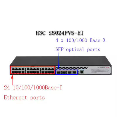 LS-5024PV5-EI-PWR Enterprise Class Network Switch, dispositivo WLAN, interruttore di accesso di livello 2