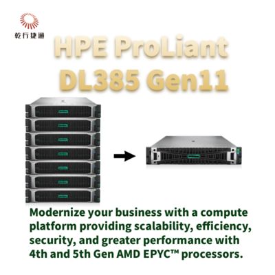 Server di archiviazione HPE ProLiant DL385 Gen11 1U spedito dalla Cina