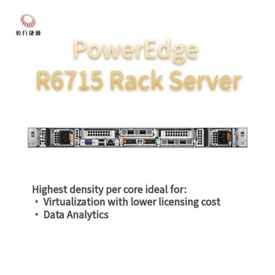 Server Rack Dell PowerEdge R6715, server di storage personalizzato, server a 2 vie