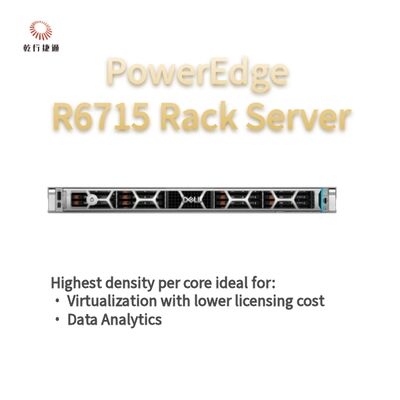 Server Rack Dell PowerEdge R6715, server di storage personalizzato, server a 2 vie