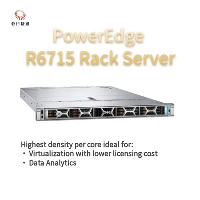 Server Rack Dell PowerEdge R6715, server di storage personalizzato, server a 2 vie