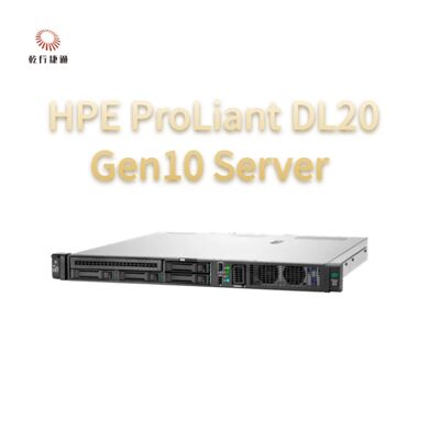 HPE ProLiant DL20 Gen10 Server Compatto versatile per le aziende della catena al dettaglio, server 2 way, server di archiviazione dati