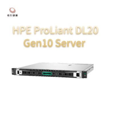 HPE ProLiant DL20 Gen10 Server Compatto versatile per le aziende della catena al dettaglio, server 2 way, server di archiviazione dati