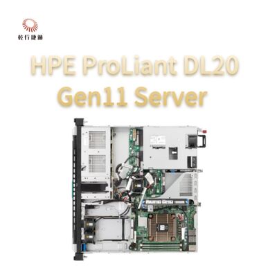 Server Rack HPE ProLiant DL20 Gen11, sistema di storage flash, Vendita server rackmount 1U