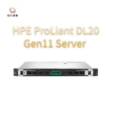 Server Rack HPE ProLiant DL20 Gen11, sistema di storage flash, server con CPU Xeon