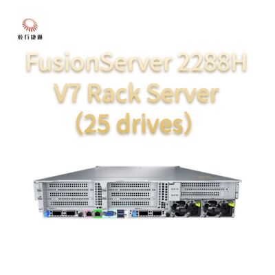 FusionServer 2288H V7 Rack Server ((25 unità) prestazioni robuste, alta affidabilità e sicurezza, risparmio energetico efficiente e O&M intelligente