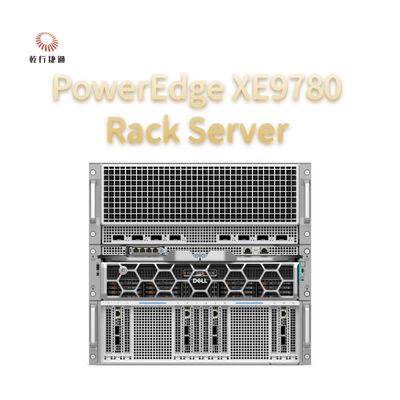 Server Rack PowerEdge XE9780 Progettato per l'addestramento e l'inferenza di modelli AI, server AI raffreddati ad aria, server di storage personalizzato, server a 2 vie