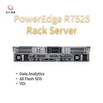 Il server rack 2U Dell PowerEdge R7525 offre prestazioni potenti e configurazioni flessibili
