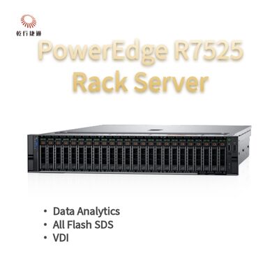Il server rack 2U Dell PowerEdge R7525 offre prestazioni potenti e configurazioni flessibili