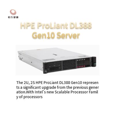 Server rack HPE DL388 Gen10 a prova di futuro per l'IT aziendale