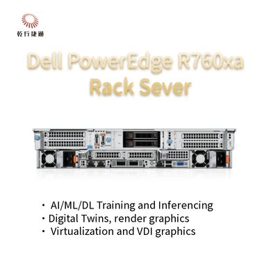 Server ad alte prestazioni per carichi di lavoro pesanti PowerEdge R760xa Rack Server System in stock