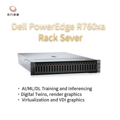 Server ad alte prestazioni per carichi di lavoro pesanti PowerEdge R760xa Rack Server System in stock