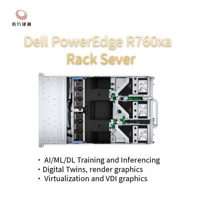 Server ad alte prestazioni per carichi di lavoro pesanti PowerEdge R760xa Rack Server System in stock