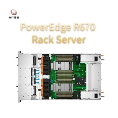 Server Rack 1u PowerEdge R670 Prezzo di Fabbrica Processori Intel Xeon 6