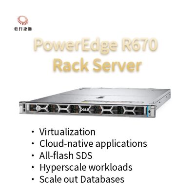 Server Rack 1u PowerEdge R670 Prezzo di Fabbrica Processori Intel Xeon 6