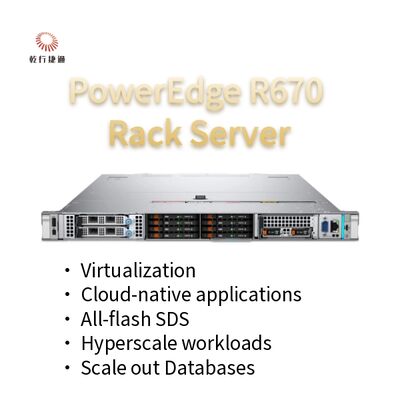 Server Rack 1u PowerEdge R670 Prezzo di Fabbrica Processori Intel Xeon 6