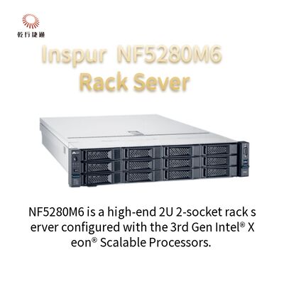 Sistema di allineamento della ferrovia del server 4210R 8G*4/2T SATA 550W dello scaffale di Inspur NF5280M6 2U