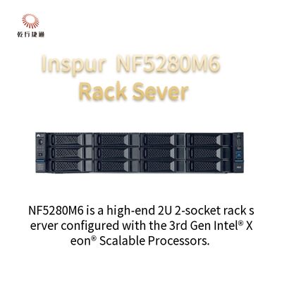 Sistema di allineamento della ferrovia del server 4210R 8G*4/2T SATA 550W dello scaffale di Inspur NF5280M6 2U