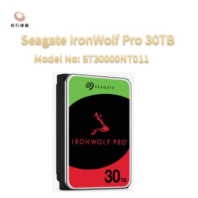 Seagate IronWolf Pro 30TB Numero modello: ST30000NT011