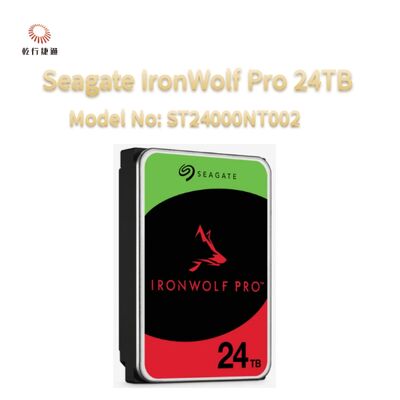 Seagate IronWolf Pro 24TB Numero modello: ST24000NT002