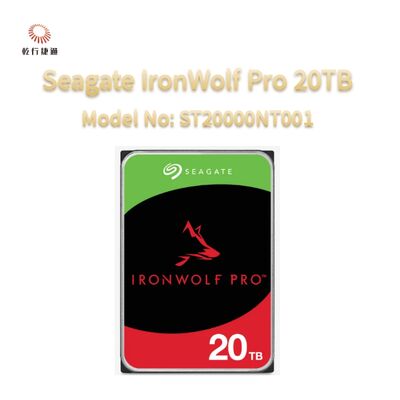 Seagate IronWolf Pro 20TB Modello N.: ST20000NT001