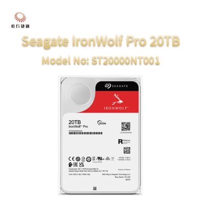 Seagate IronWolf Pro 20TB Modello N.: ST20000NT001