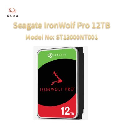 Seagate IronWolf Pro 12TB Numero modello: ST12000NT001