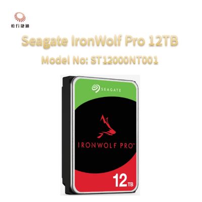 Seagate IronWolf Pro 12TB Numero modello: ST12000NT001